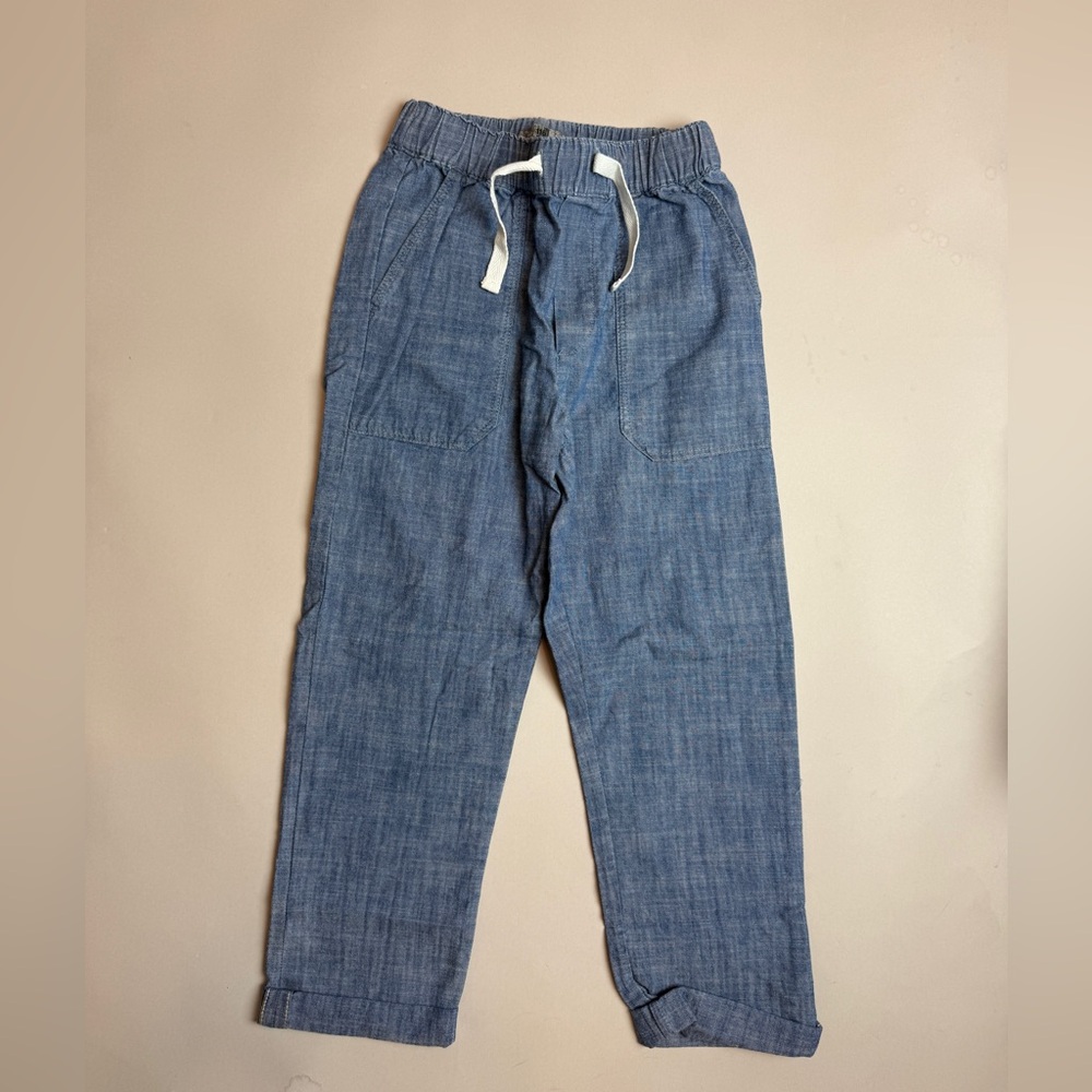 Casual Cotton Blue Denim Joggers